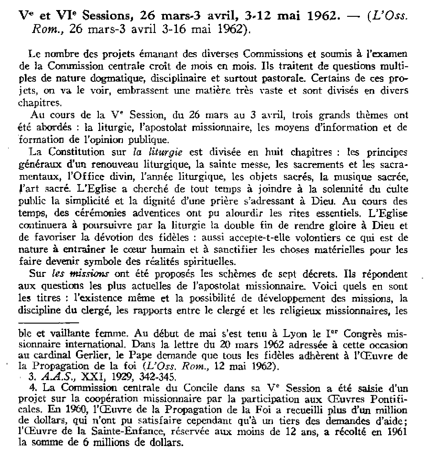 Lettre apostolique Oecumenicum concilium du 28 avril 1962 sur la célébration du mois de mai