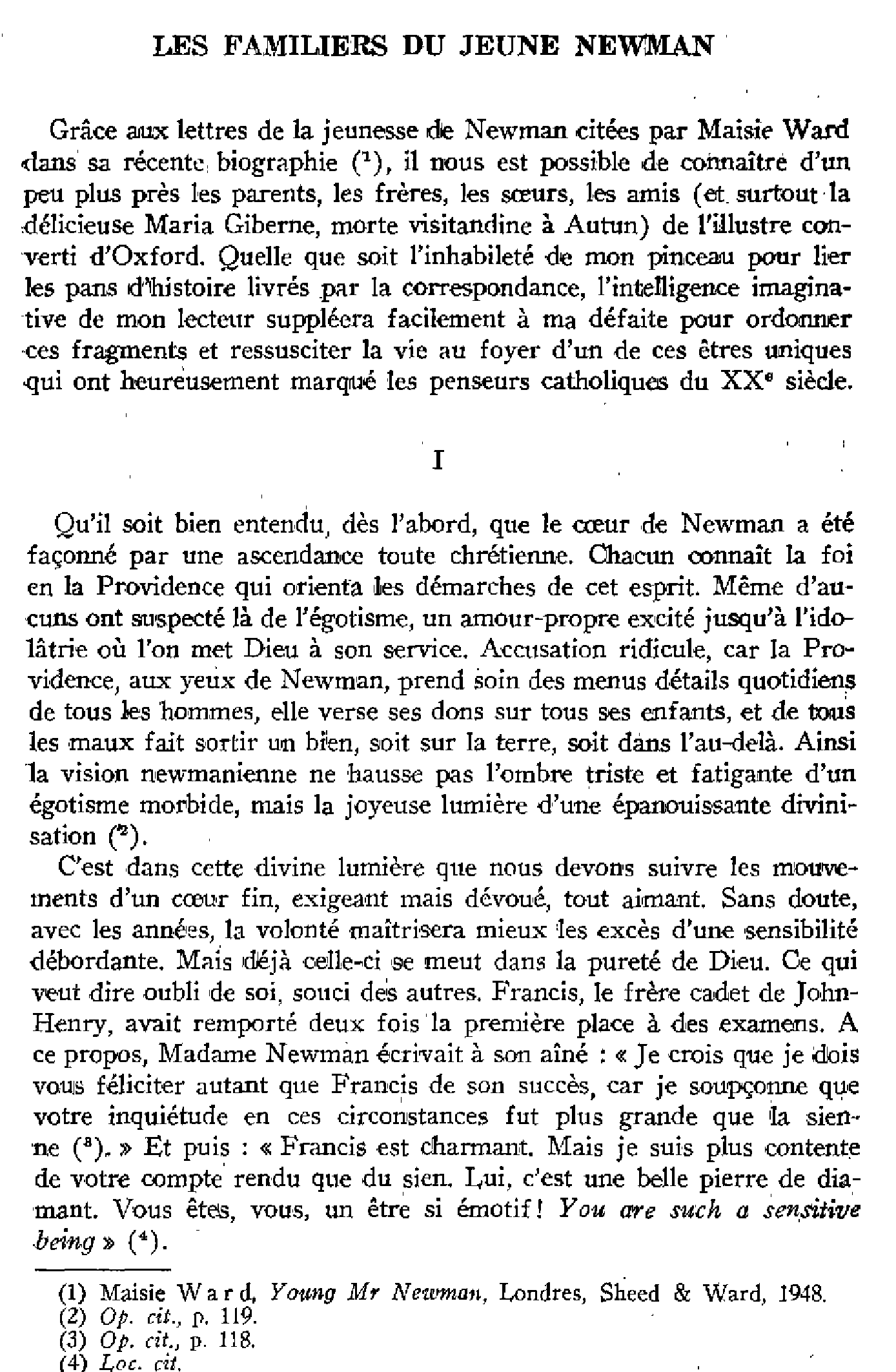 Les familiers du jeune Newman