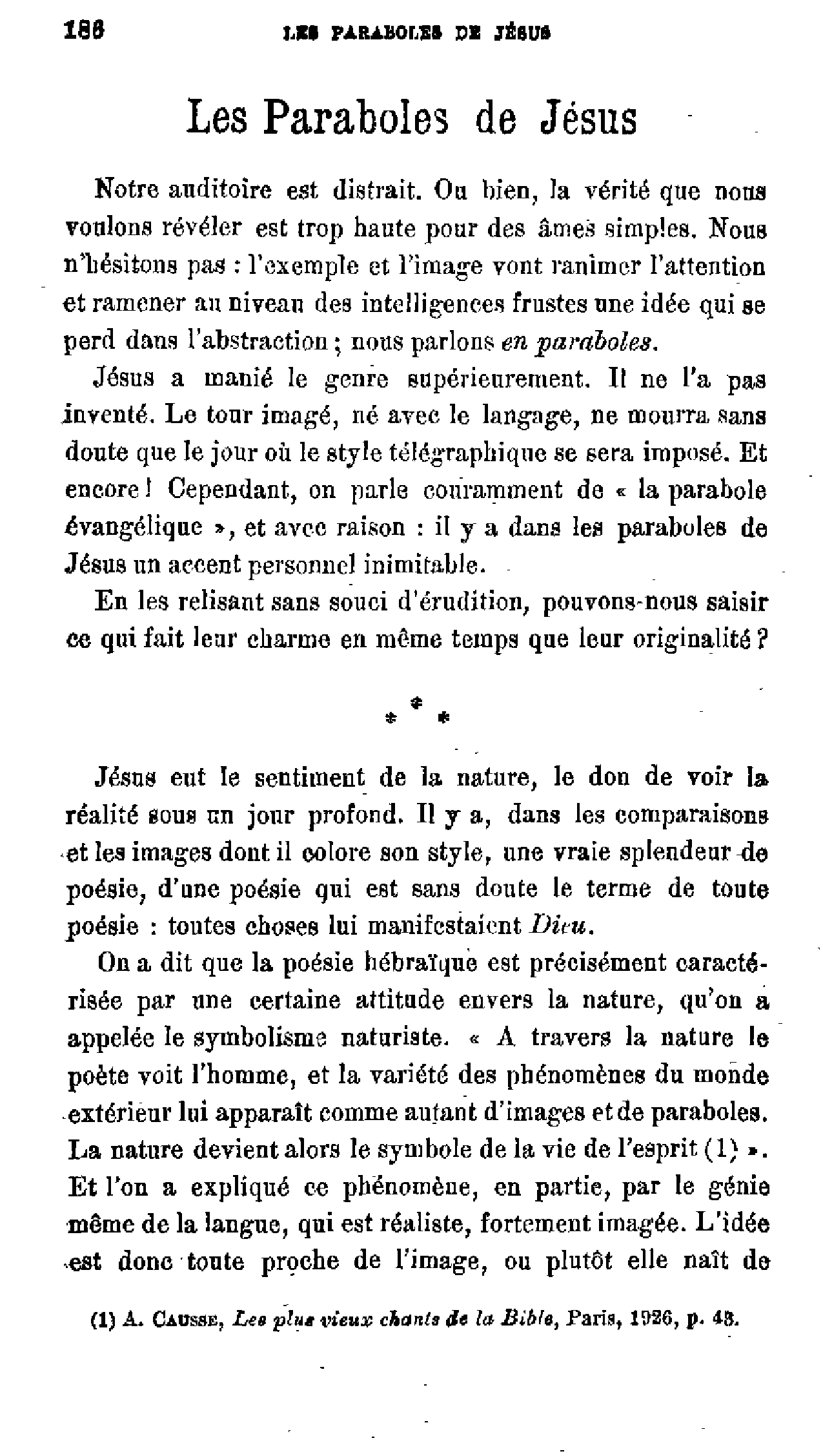 Les paraboles de Jésus