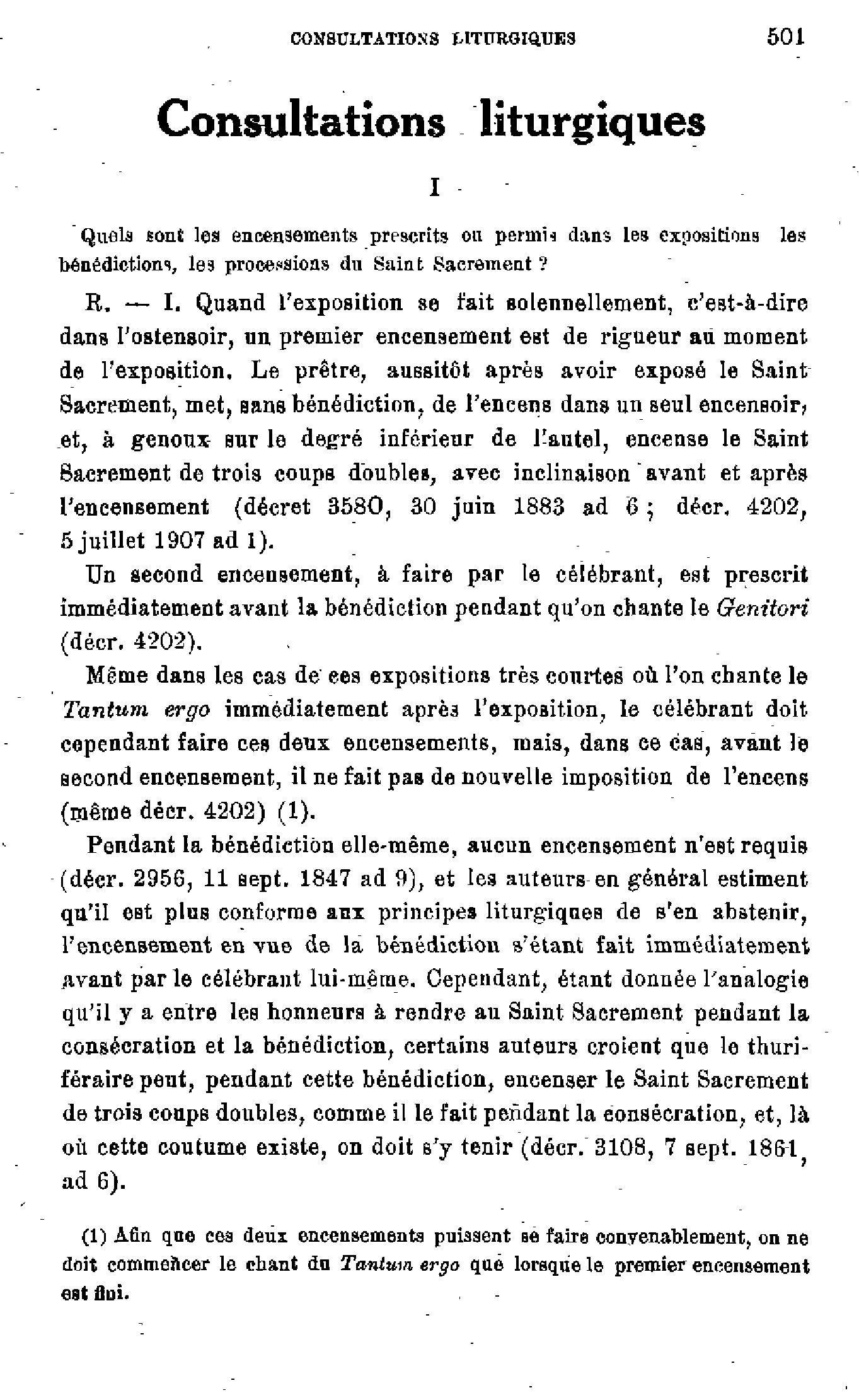 Consultations liturgiques (2)