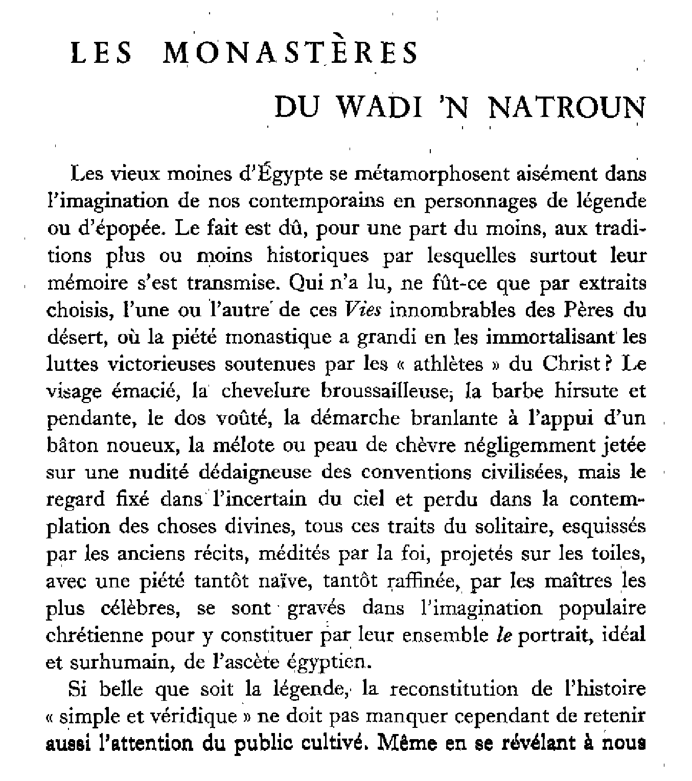 Les monastères du Wadi 'N Natroun (1)