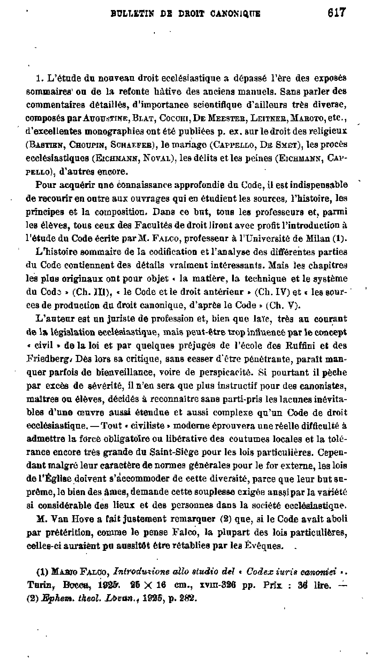 Bulletin de droit canonique (2)