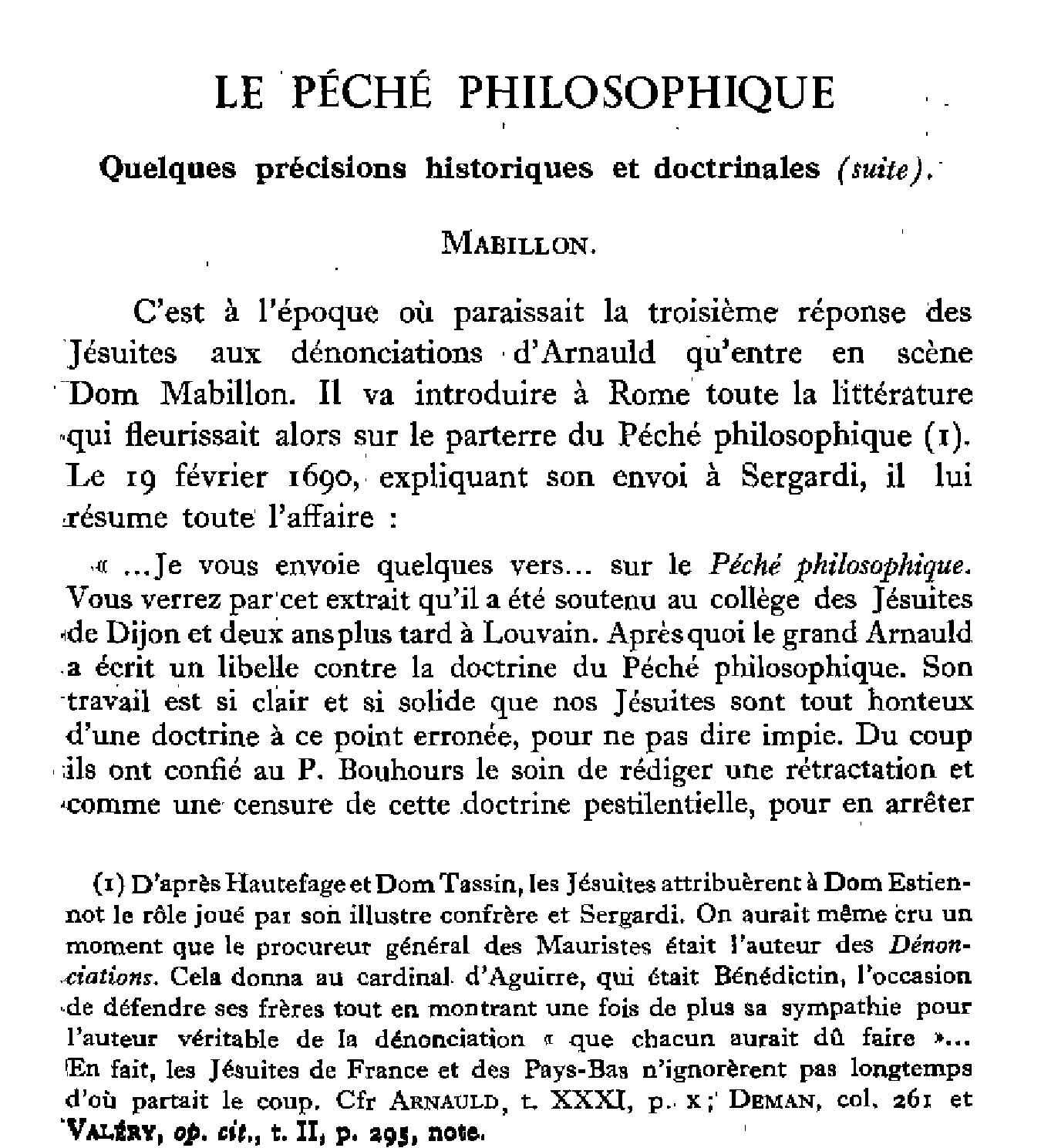 Le péché philosophique (2)