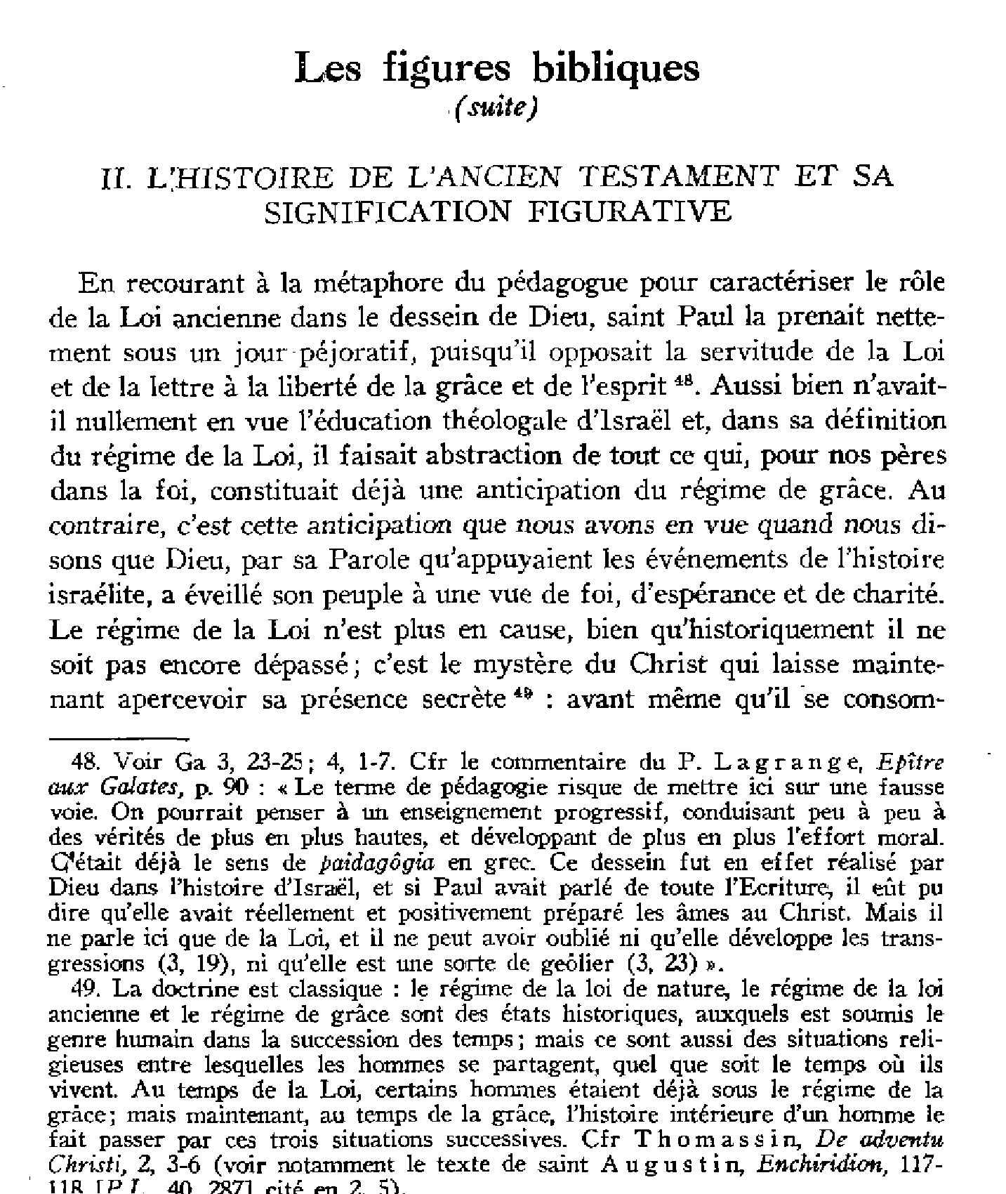 Les figures bibliques (suite)