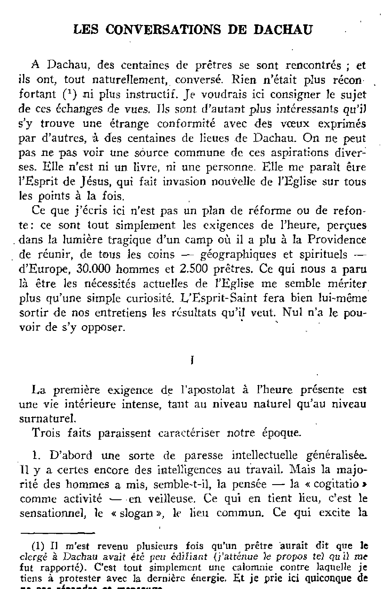 Les conversations de Dachau