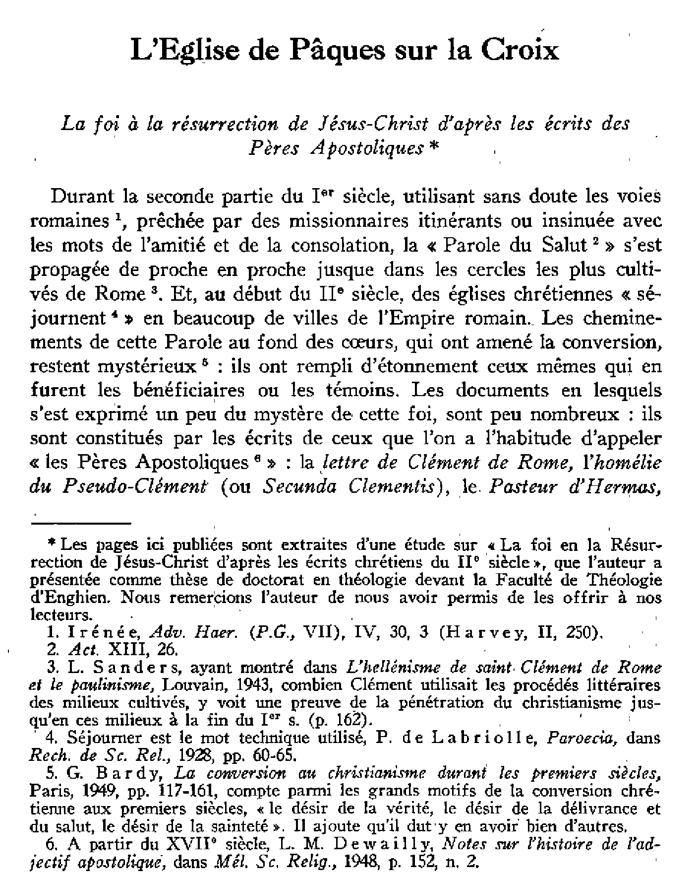 L'Église de Pâques sur la Croix