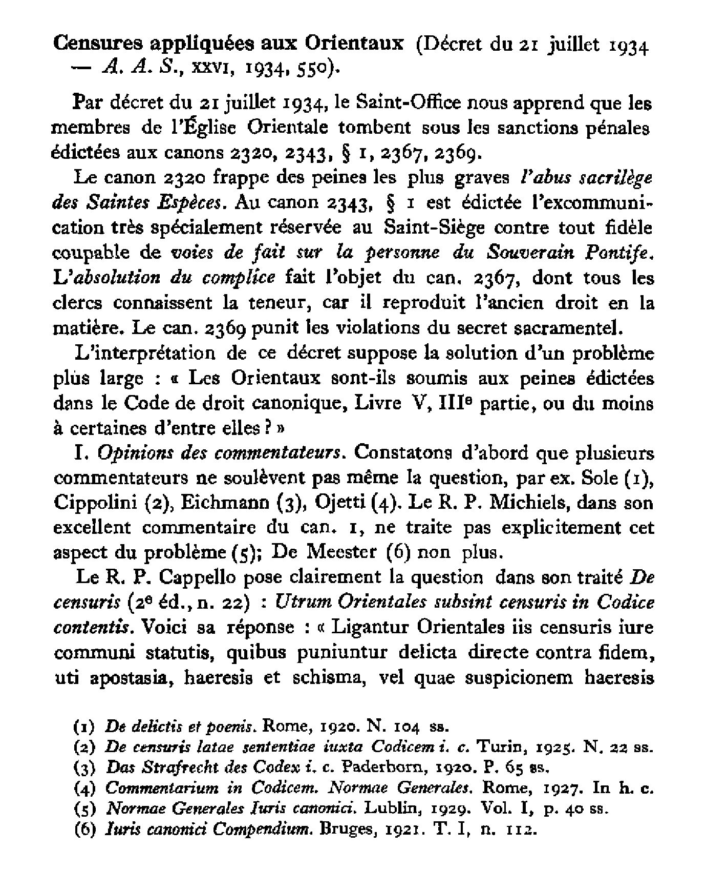 S. Congrégation du Saint-Office