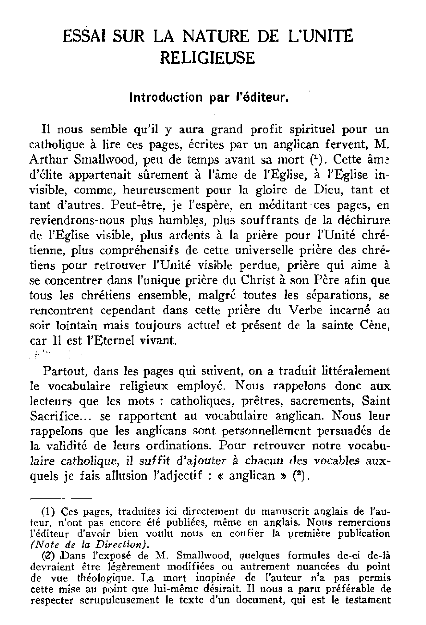Essai sur la nature de l'éditeur