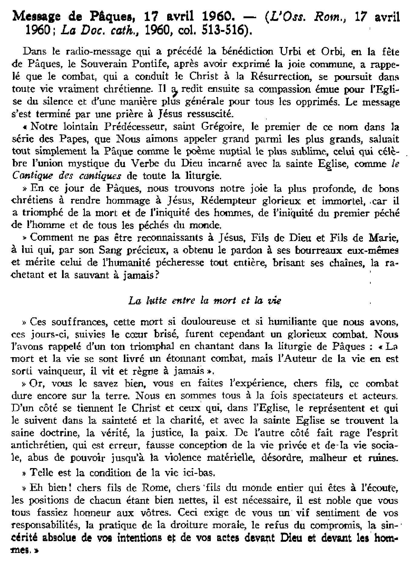 Actes du Souverain PontifeS. Congrégation des Religieux: le droit pour les frères d'enseigner la religion