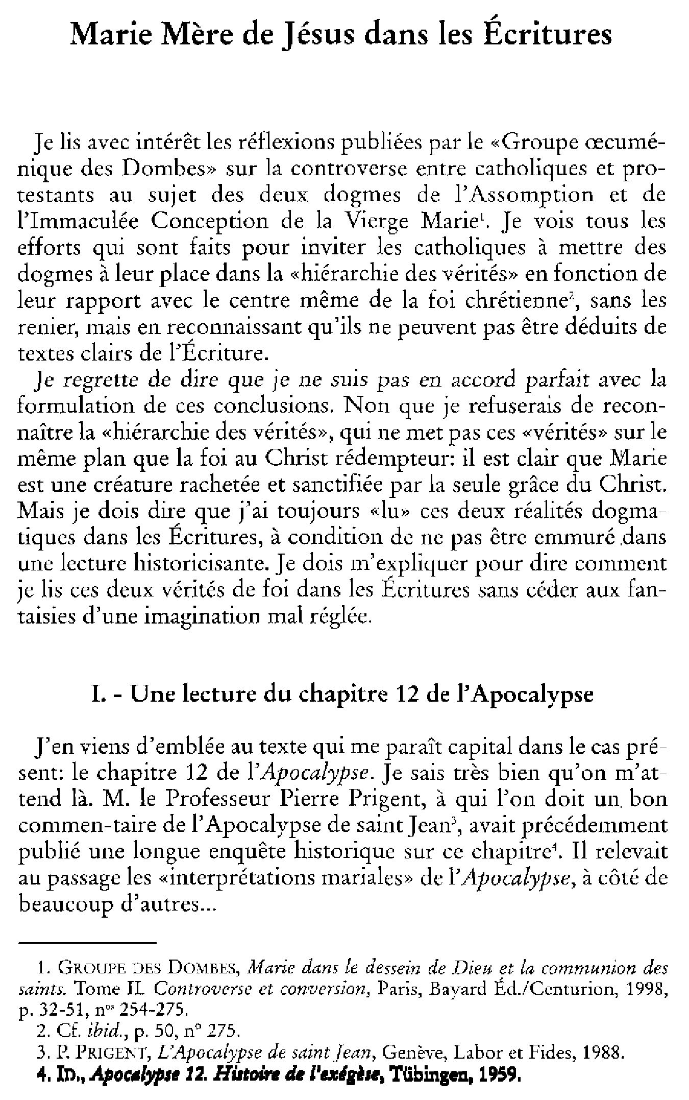 Marie Mère de Jésus dans les Écritures