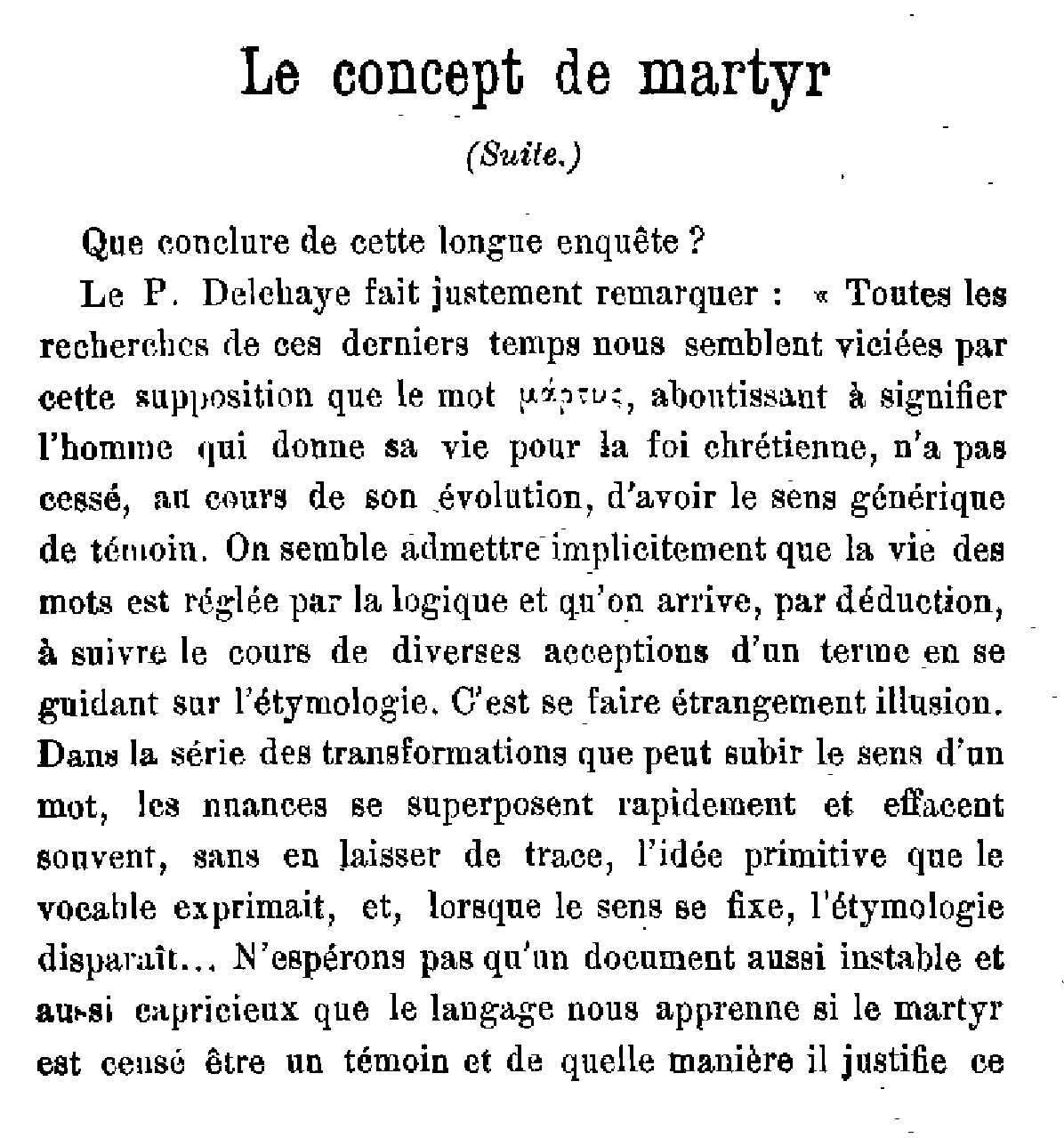 Le concept de martyr (2)