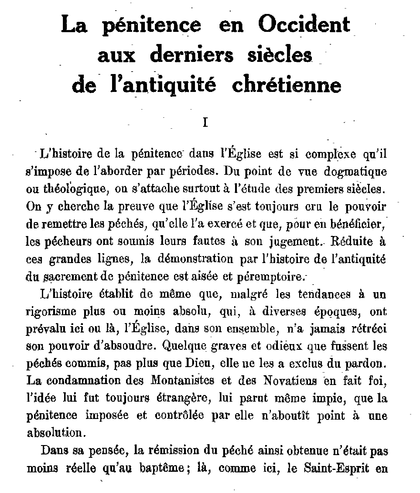La pénitence en Occident aux derniers siècles de l'antiquité chrétienne