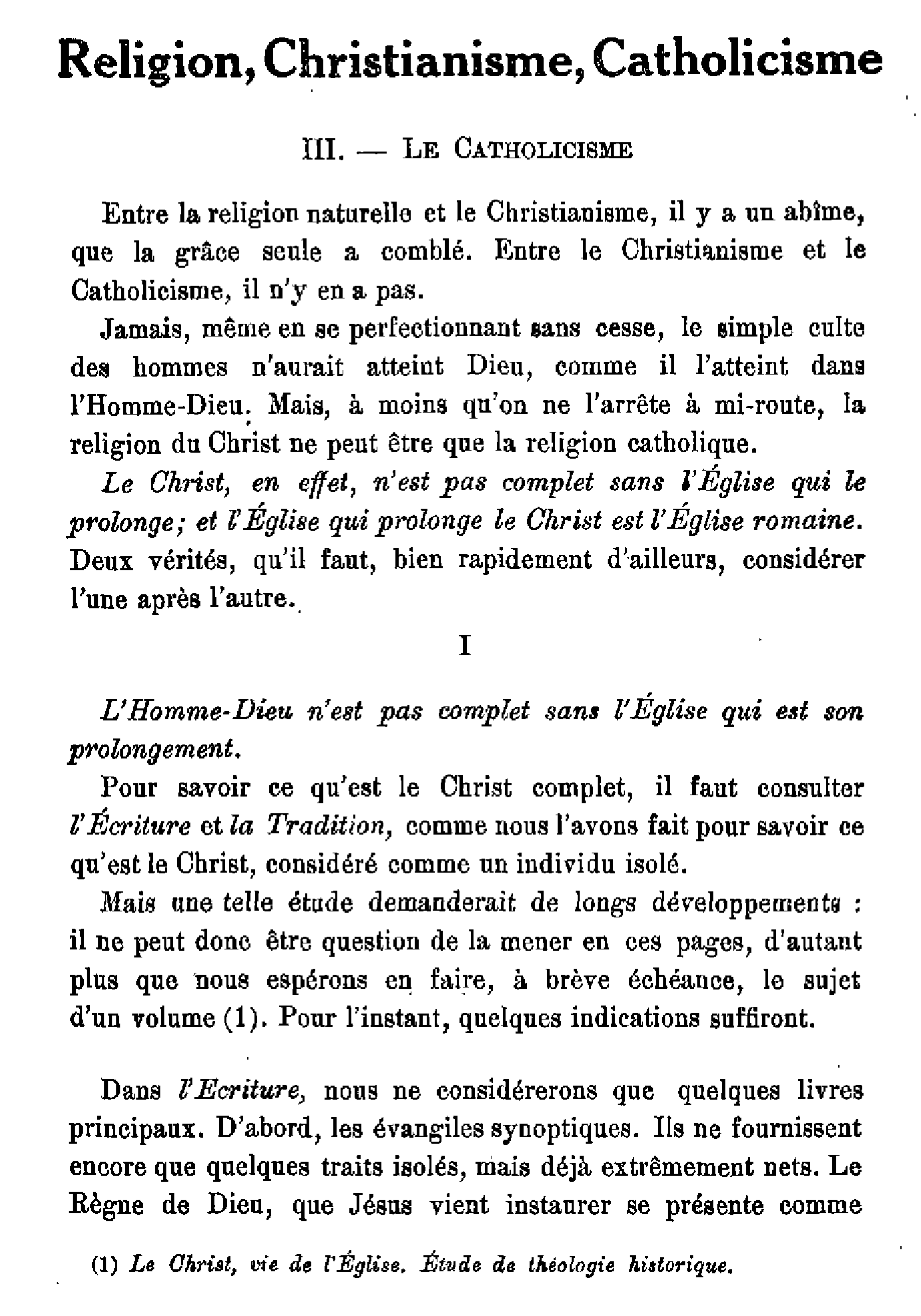 Religion, Christianisme, Catholicisme (3)