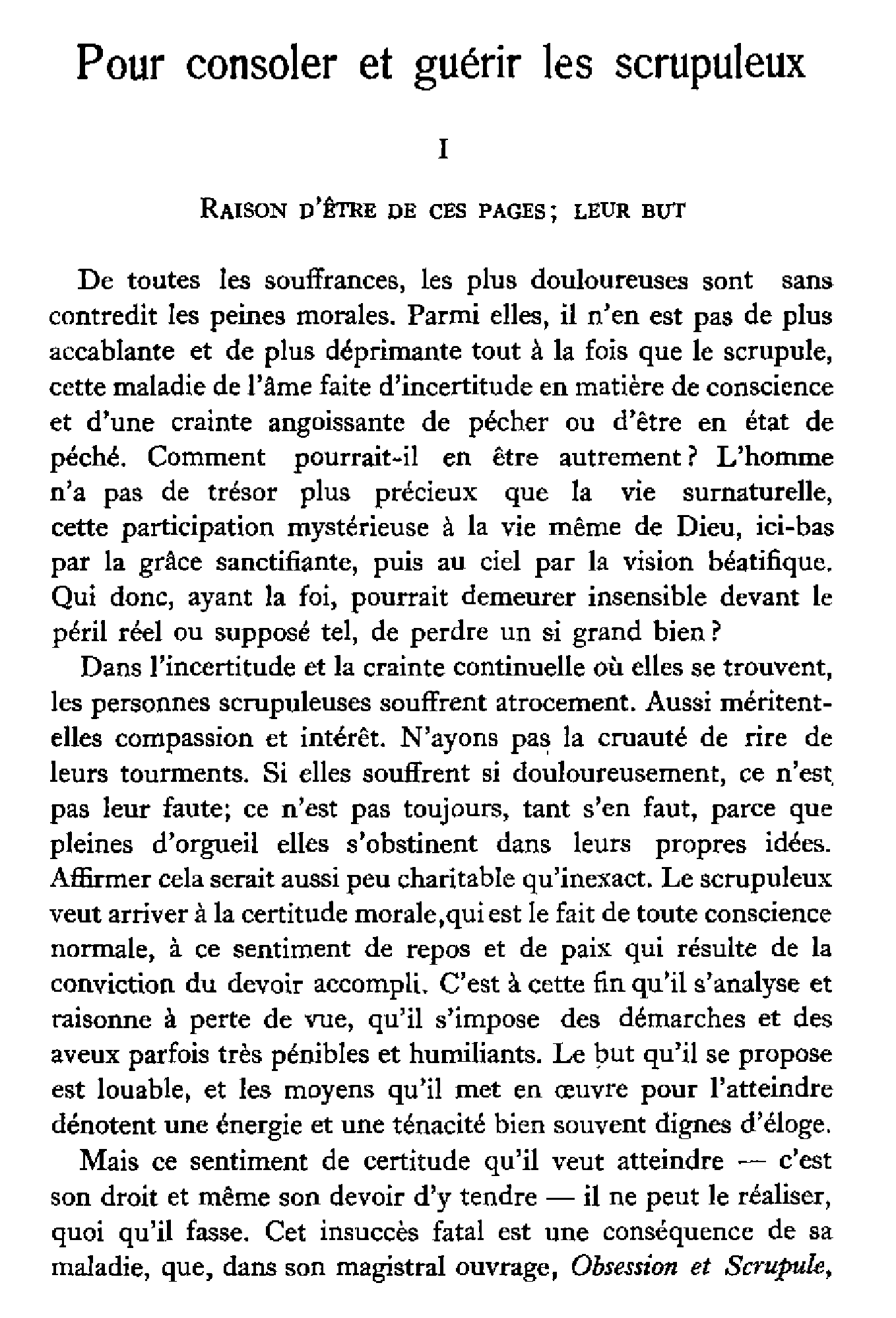 Pour consoler et guérir les scrupuleux (1)