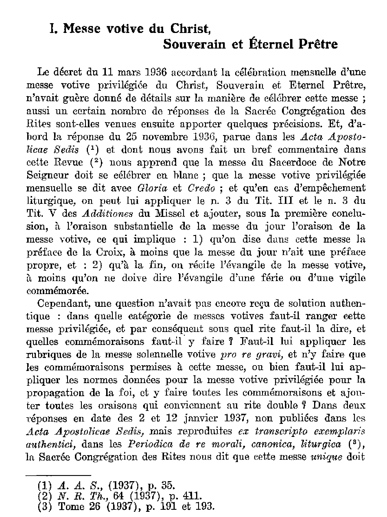 Messe votive du Christ